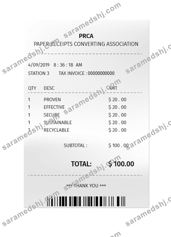 PRCA payment check